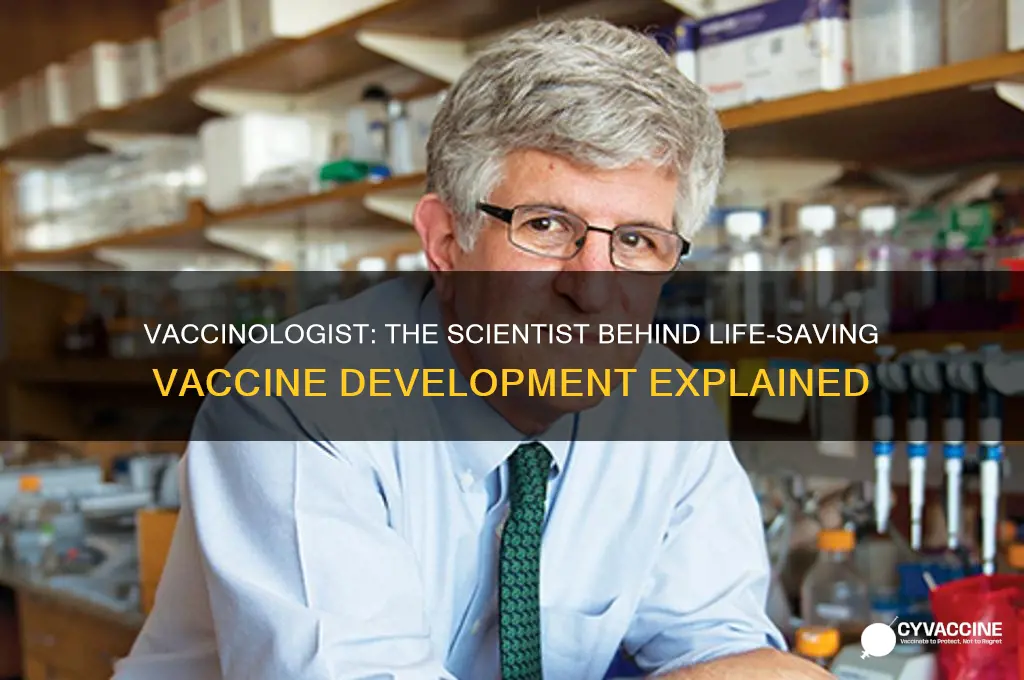 what is a scientist that developed vaccines called