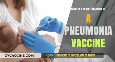 Understanding Severe Reactions to Pneumonia Vaccines: Symptoms and Risks