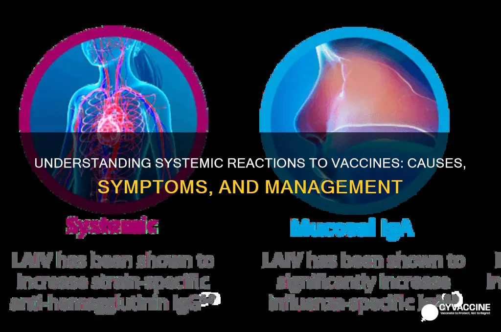 what is a systemic reaction to a vaccine
