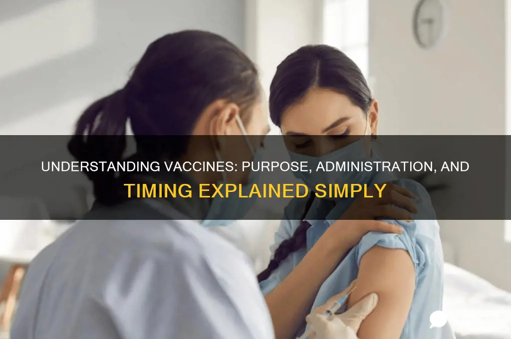 what is a vaccine and when is it administered