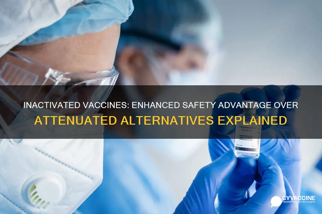 what is an advantage of inactivated vaccines over attenuated vaccines