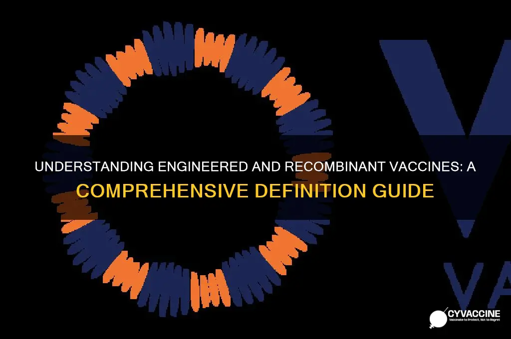 what is an engineered or recombinant vaccine definition