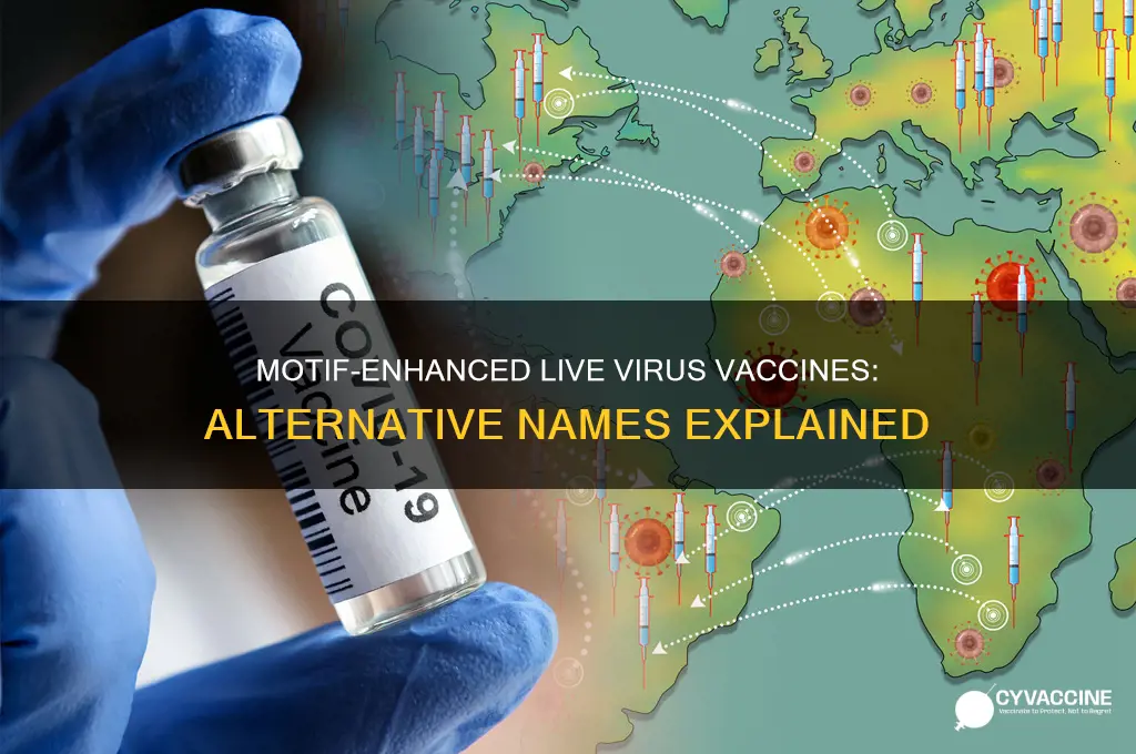 what is another name for a motifed live virue vaccine