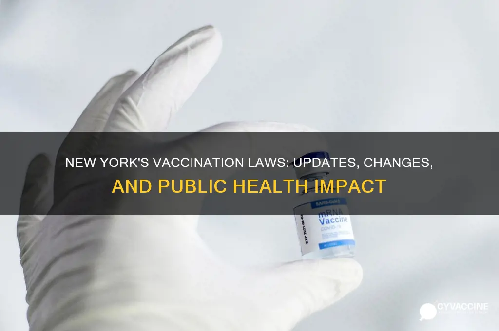 what is happening in new york with vaccination laws