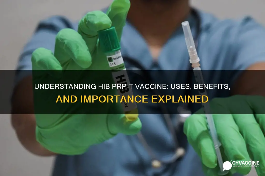 what is hib prp t vaccine