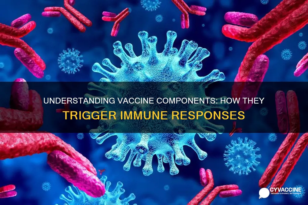 what is in a vaccine that stimulates an immune response
