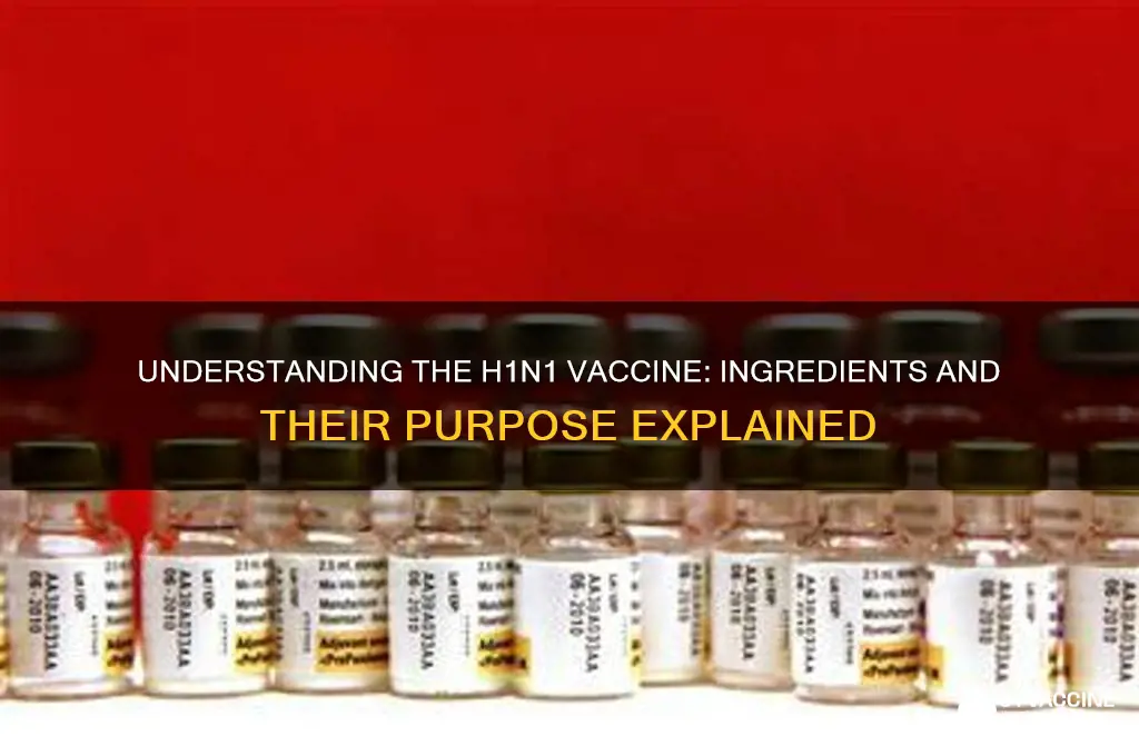 what is in the h1n1 vaccine