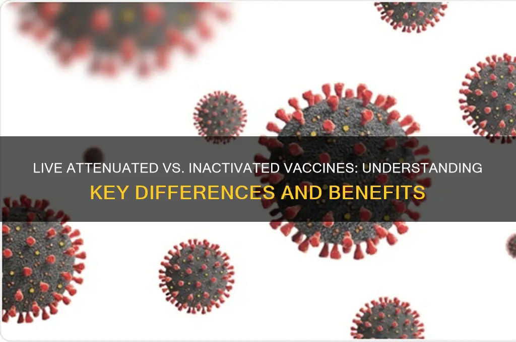 what is live attenuated vaccines and inactivated vaccines