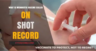 Meningitis Vaccine Name: Decoding Your Shot Record Immunization Entry