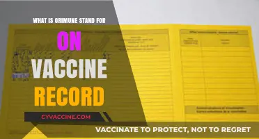 Understanding Orimune: Decoding Its Meaning on Your Vaccine Record