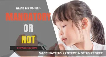 Is the PCV Vaccine Mandatory? Understanding Requirements and Recommendations