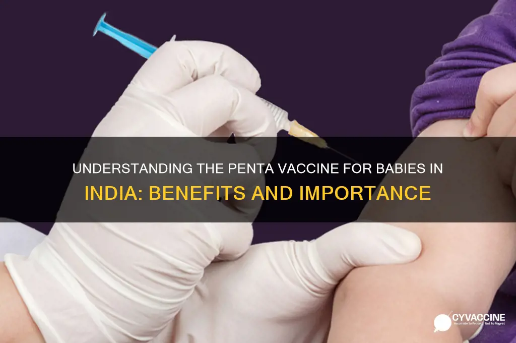 what is penta vaccine for babies in india