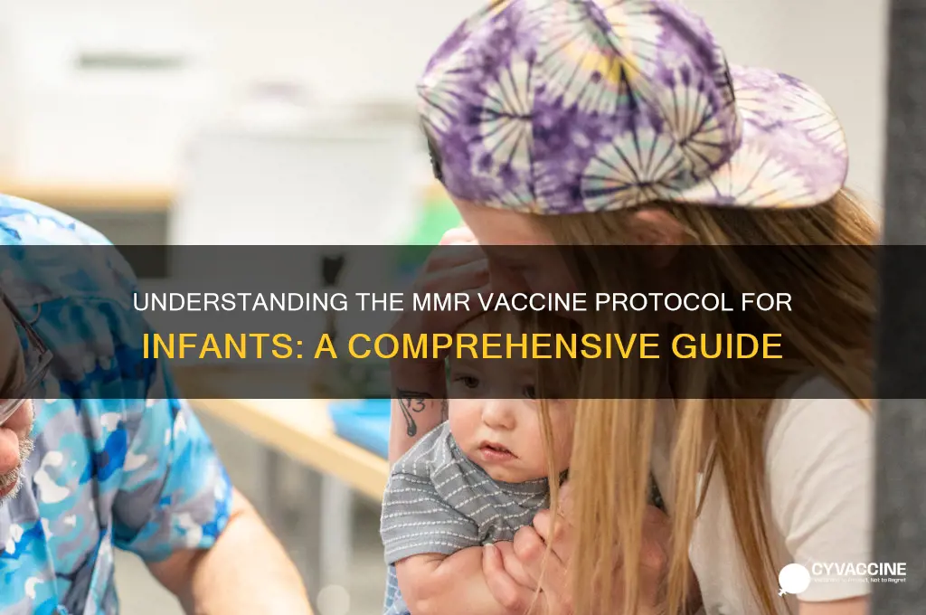 what is protocol for mmr vaccine in infants