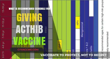 Optimal ActHIB Vaccine Schedule: A Comprehensive Guide for Parents