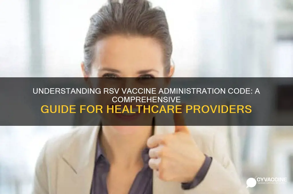 what is the administration code for rsv vaccine