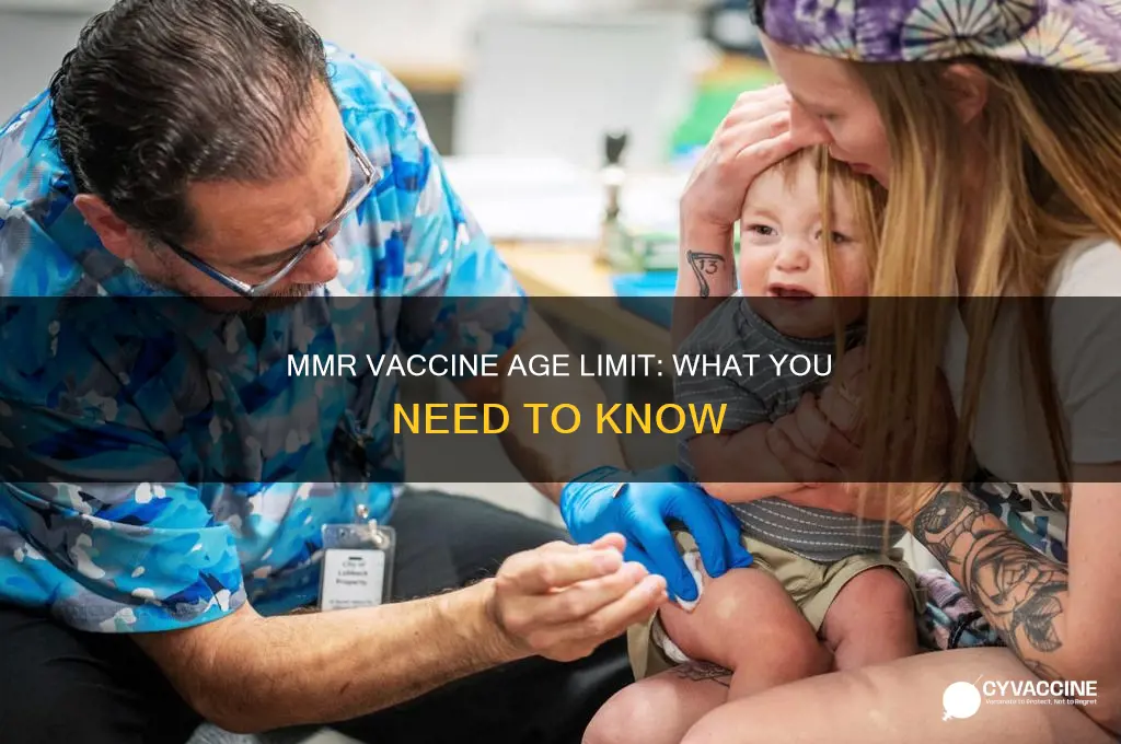 what is the age limit for mmr vaccine