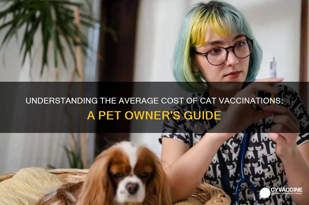 what is the average cost for cat vaccinations