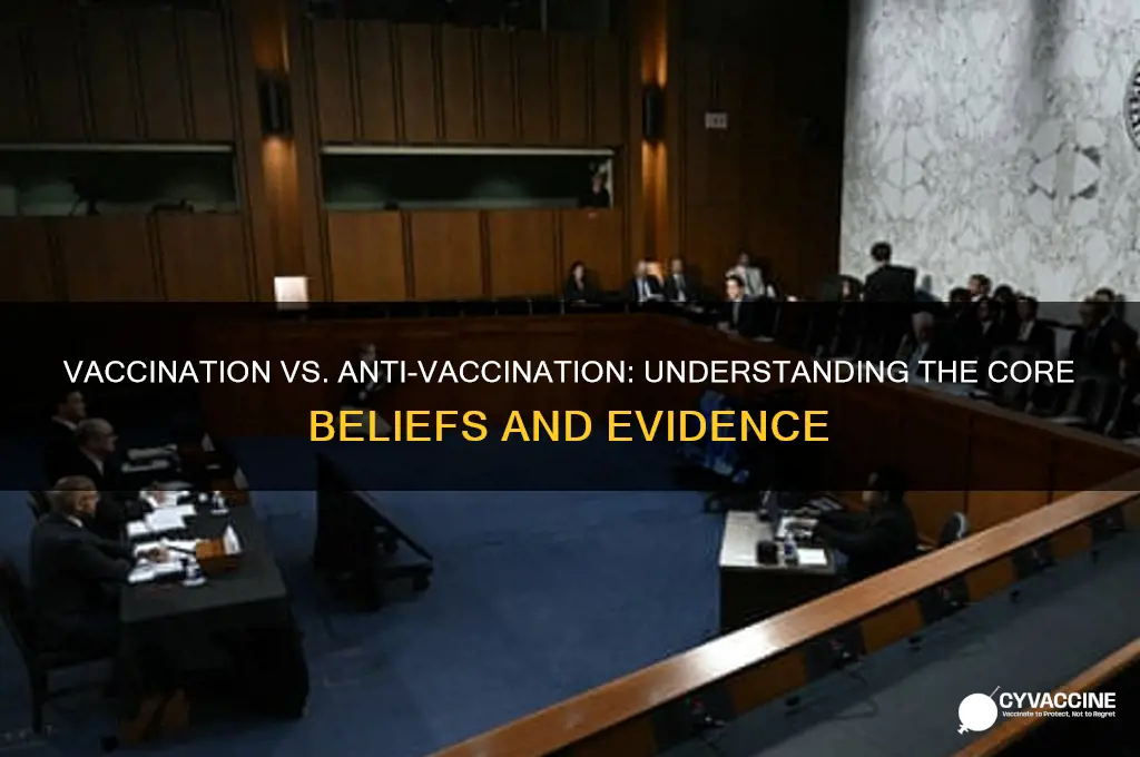 what is the basis of the vaccination anti vaccination