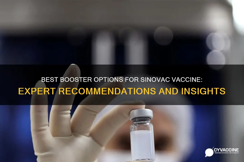 what is the best booster shot for sinovac vaccine