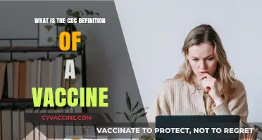Understanding the CDC's Official Definition of a Vaccine
