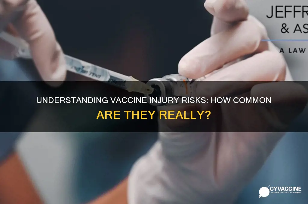 what is the chances of a vaccine injury