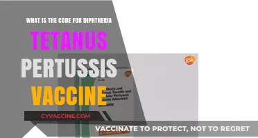 Understanding the Code for Diphtheria Tetanus Pertussis Vaccine