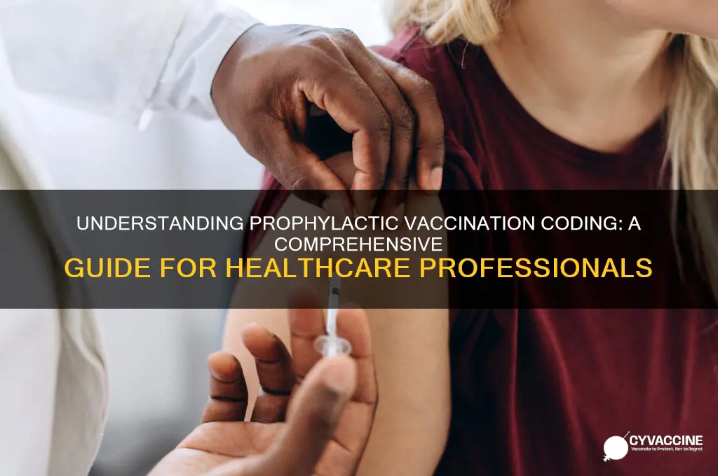 what is the code set for prophylactic vaccinations