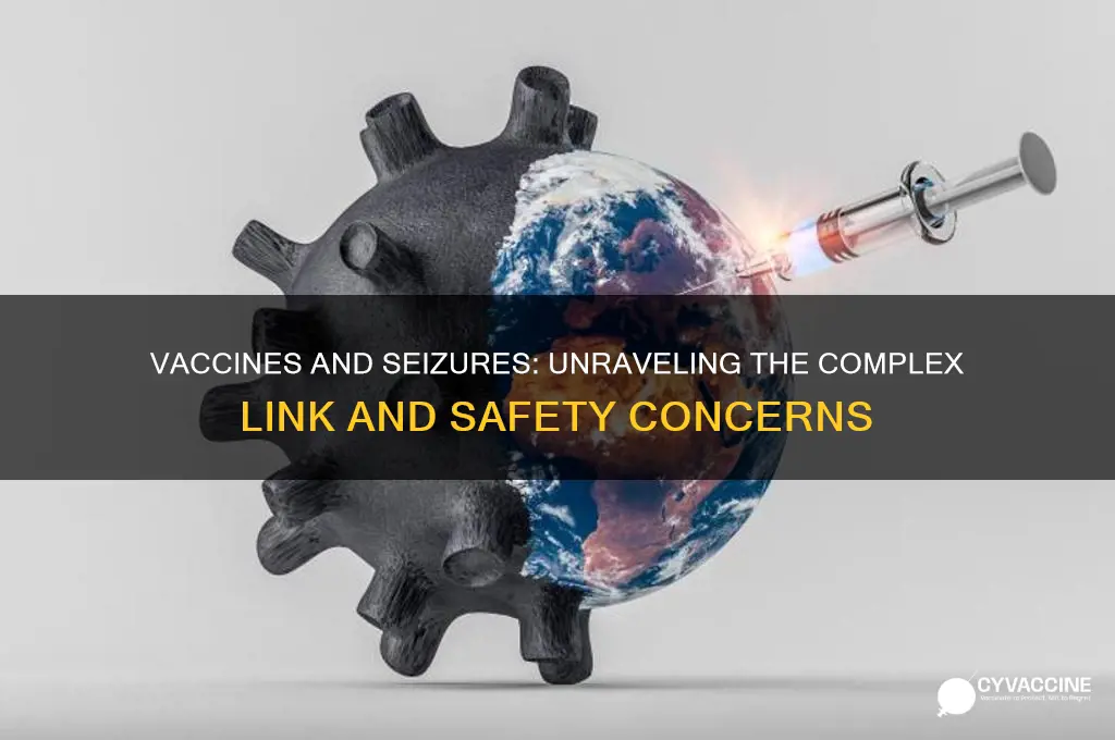what is the connection between vaccines and seizures