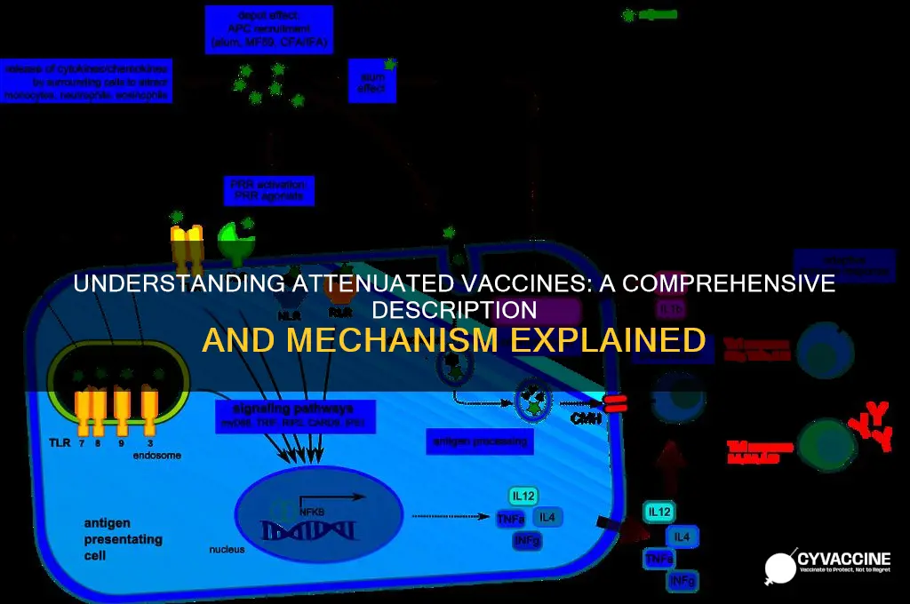 what is the correct description of an attenuated vaccine