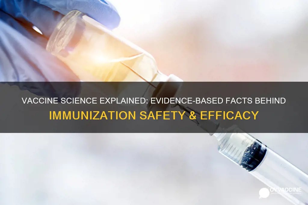 what is the correct evidence based science for vaccines