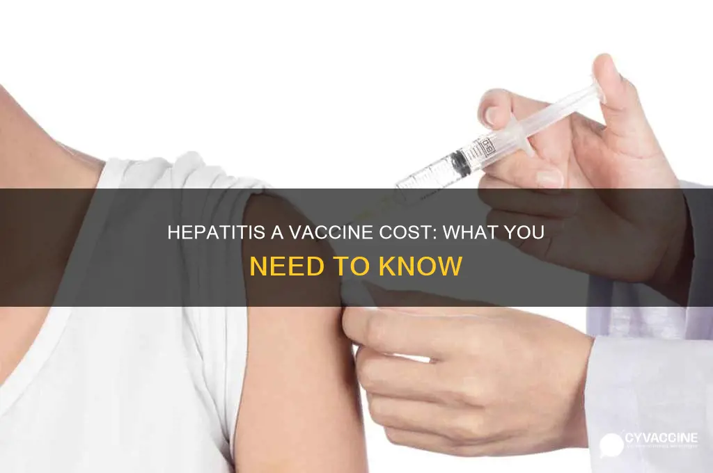 what is the cost of hep a vaccine