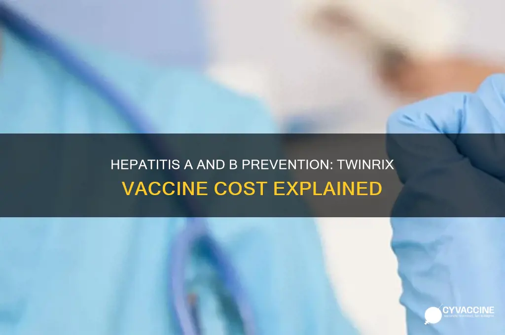 what is the cost of hep twinrix vaccine