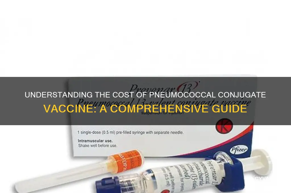 what is the cost of pneumococcal conjugate vaccine