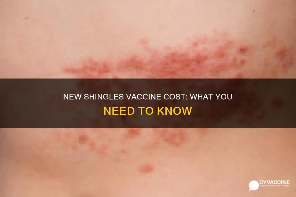 what is the cost of the new shnigles vaccine