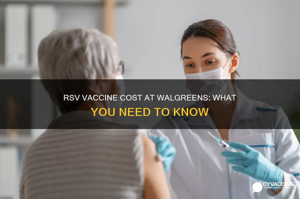 what is the cost of the rsv vaccine at walgreens