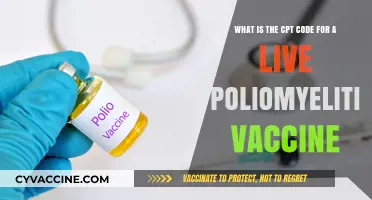 Understanding the CPT Code for Live Poliomyelitis Vaccine Administration