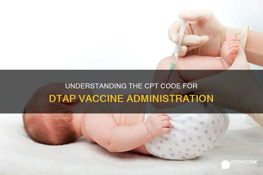 what is the cpt code for dtap vaccine
