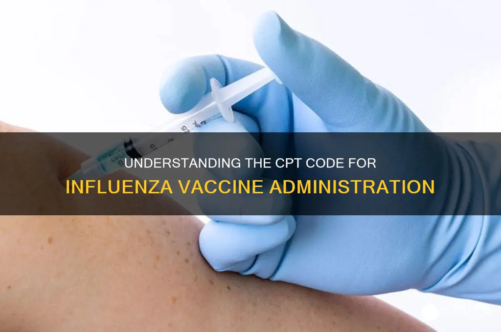 what is the cpt code for influenza vaccine