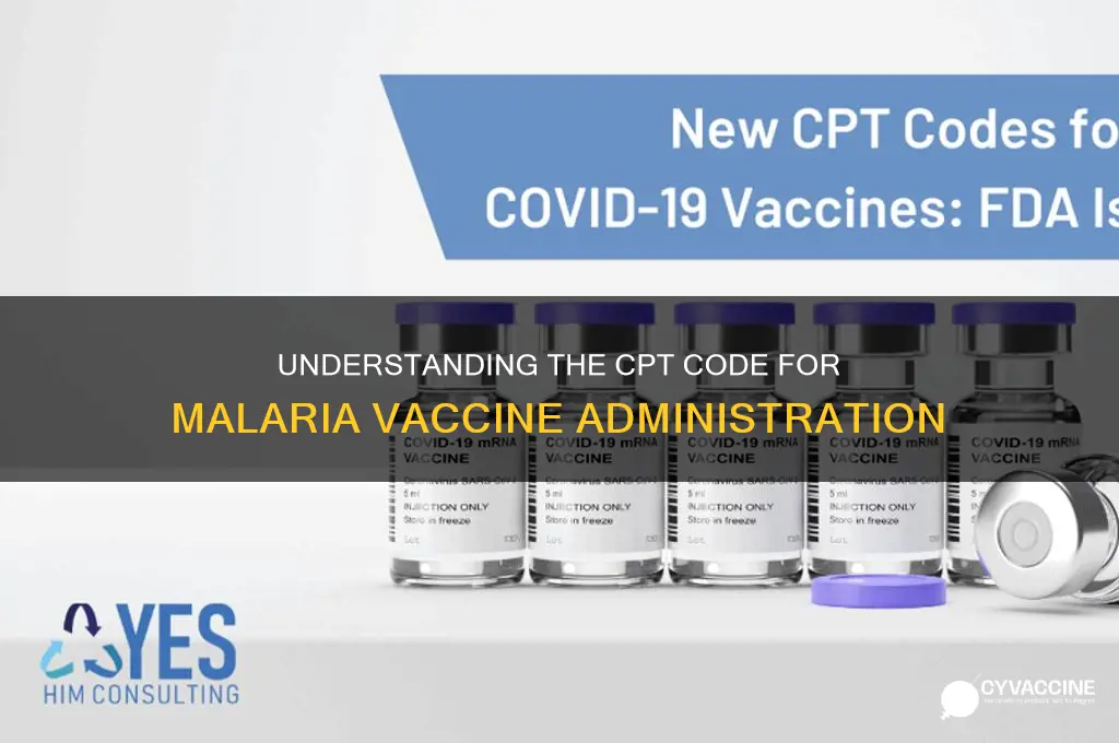 what is the cpt code for malaria vaccine