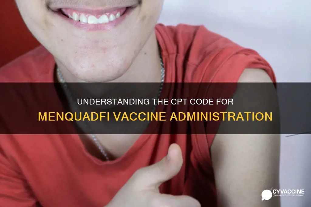 what is the cpt code for menquadfi vaccine