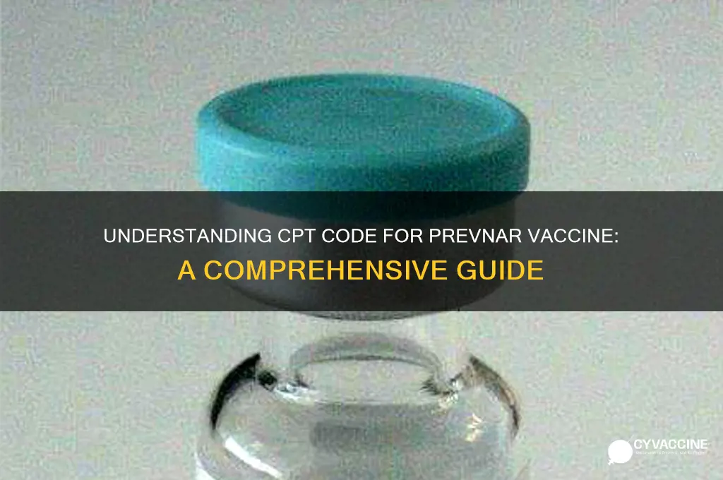 what is the cpt code for prevnar vaccine