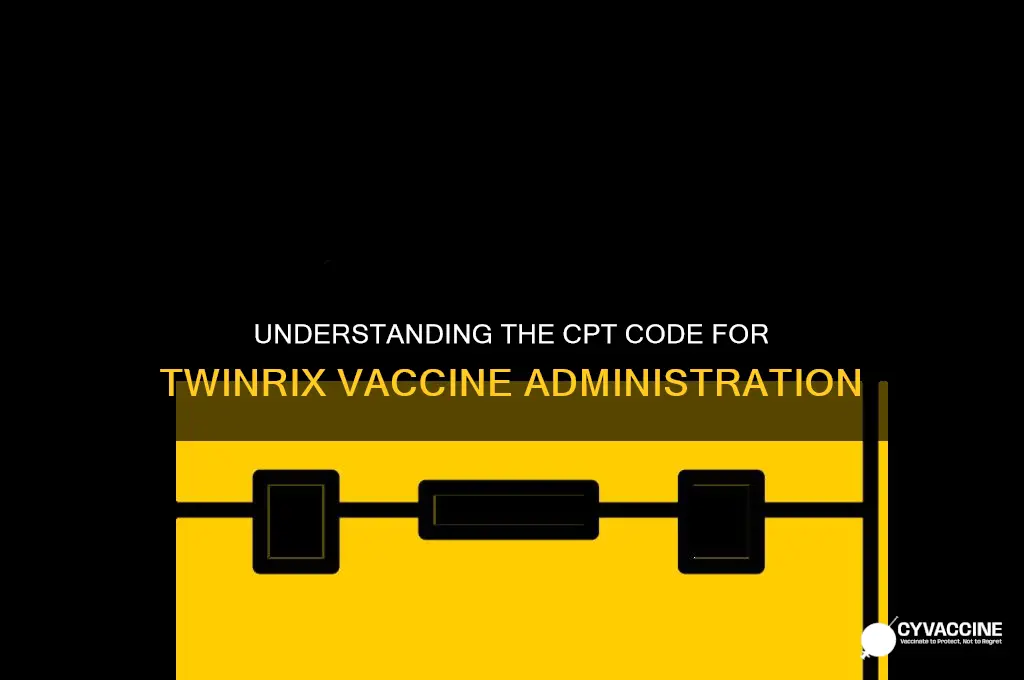 what is the cpt code for twinrix vaccine