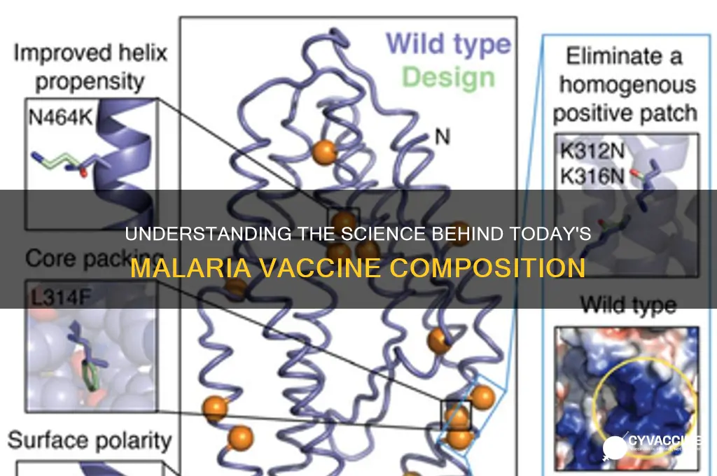 what is the current available malaria vaccine based on