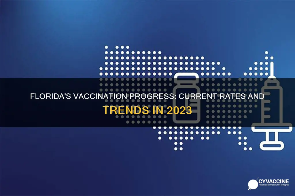 what is the current vaccination rate in florida