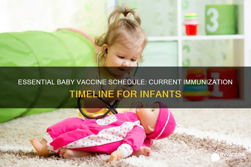 what is the current vaccine schedule for babies