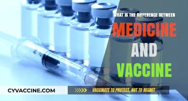 Medicine vs. Vaccine: Understanding Their Unique Roles in Health
