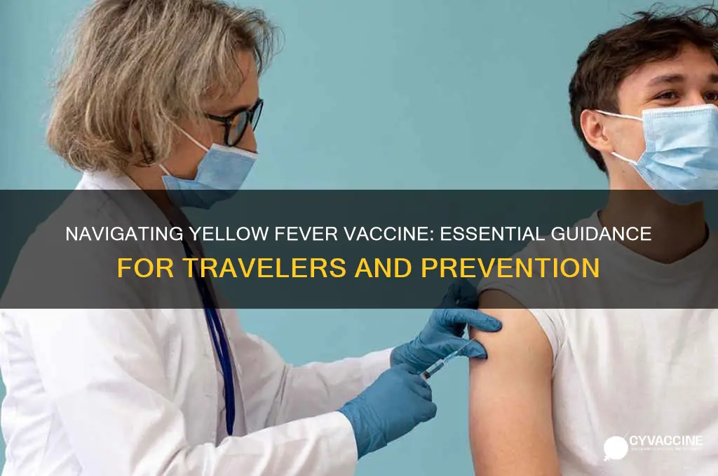 what is the direction for the yellow fever vaccine