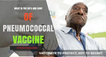 Pneumococcal Vaccine: Essential Do's and Don'ts for Optimal Protection