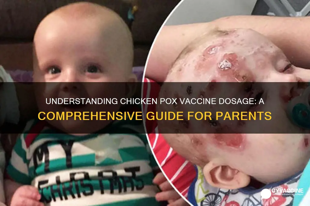 what is the dosage for chicken pox vaccine