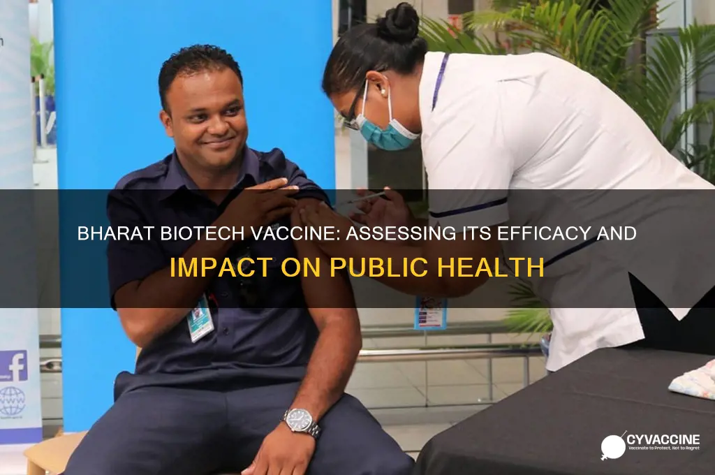 what is the efficacy of bharat biotech vaccine